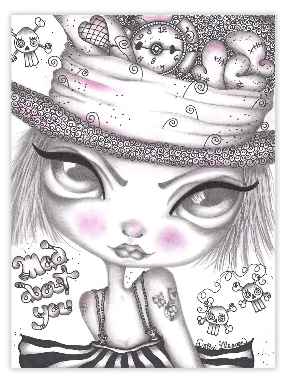 Black Market Art Company Mad About You Print - Black Market Art Company - Flyclothing LLC