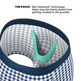 The Mad For Plaid | Navy Gingham Ball Hammock® Pouch Trunks Underwear - Shinesty - Flyclothing LLC