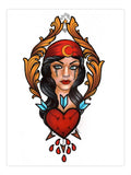 Black Market Art Company Madame Fortune Print