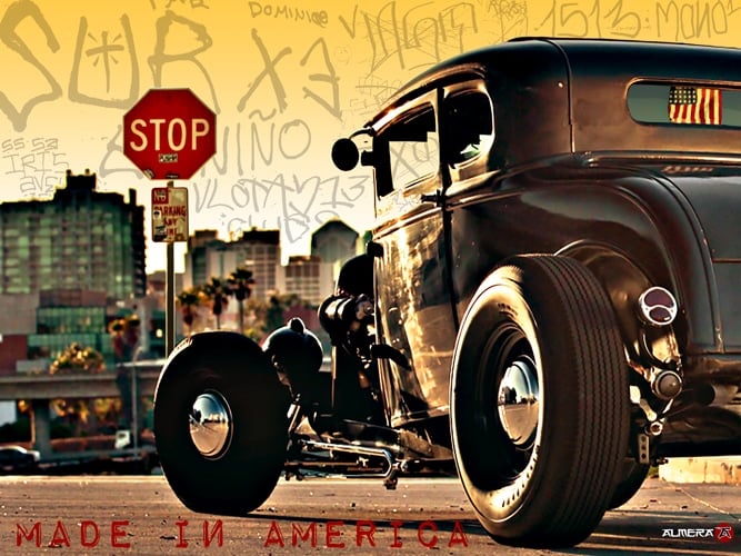 Black Market Art Company Made In America Print