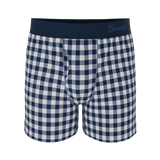 The Mad for Plaid | Navy Gingham Boxers - Shinesty - Flyclothing LLC
