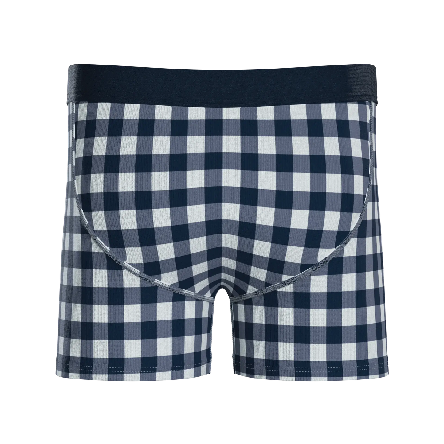 The Mad for Plaid | Navy Gingham Boy's Boxer Briefs - Shinesty - Flyclothing LLC