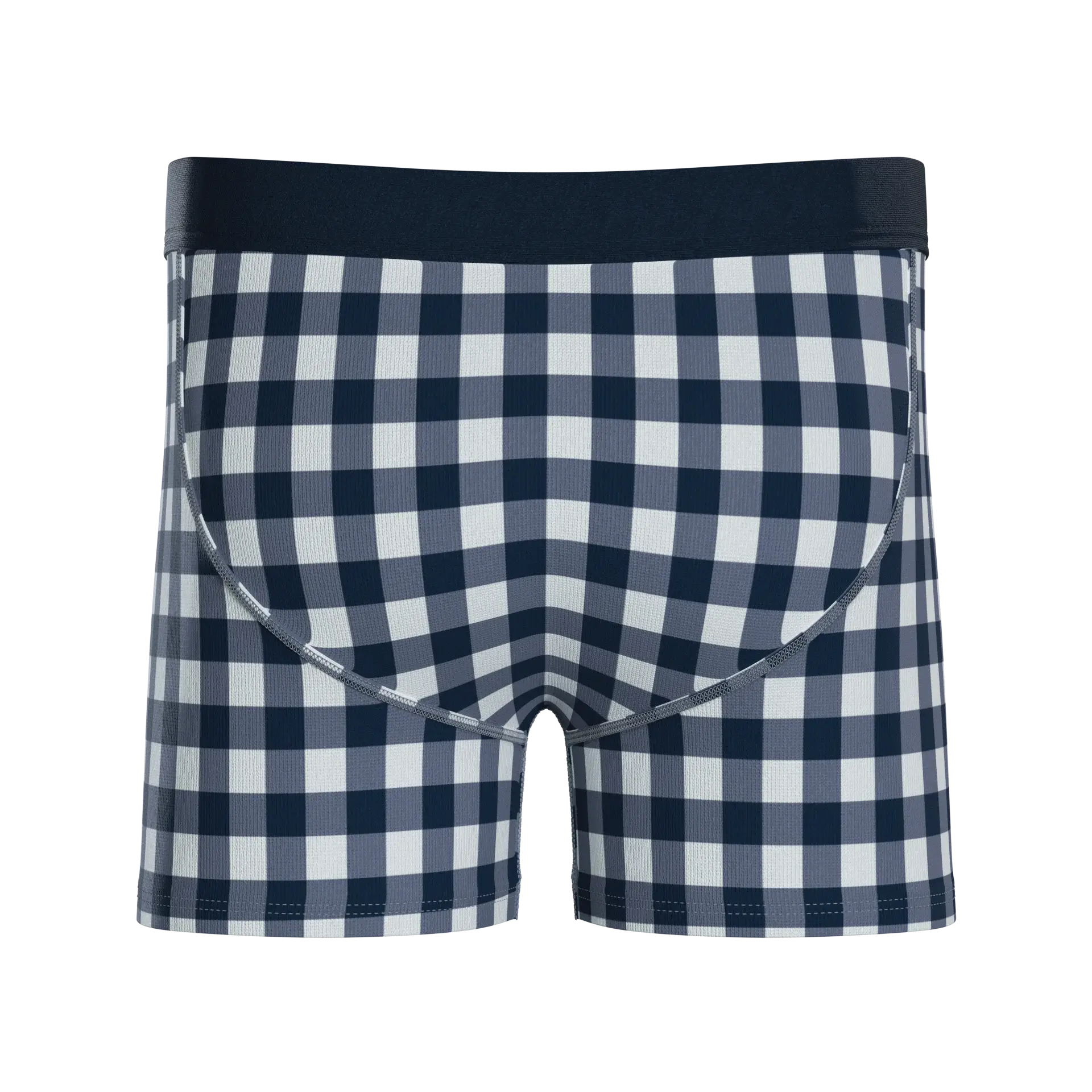 The Mad for Plaid | Navy Gingham Boy's Boxer Briefs - Shinesty - Flyclothing LLC