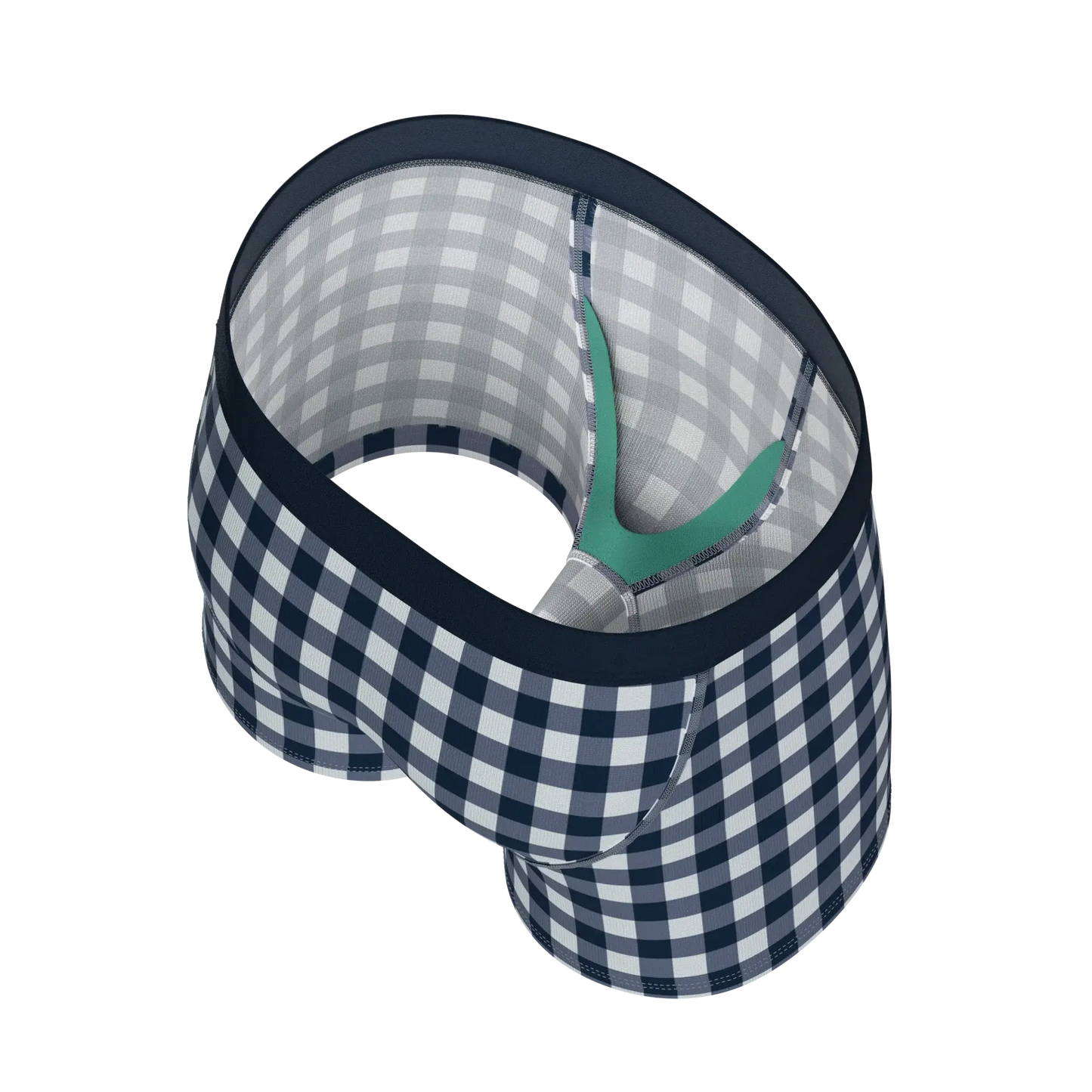 The Mad for Plaid | Navy Gingham Boy's Boxer Briefs - Shinesty - Flyclothing LLC