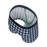 The Mad for Plaid | Navy Gingham Boy's Boxer Briefs - Shinesty - Flyclothing LLC