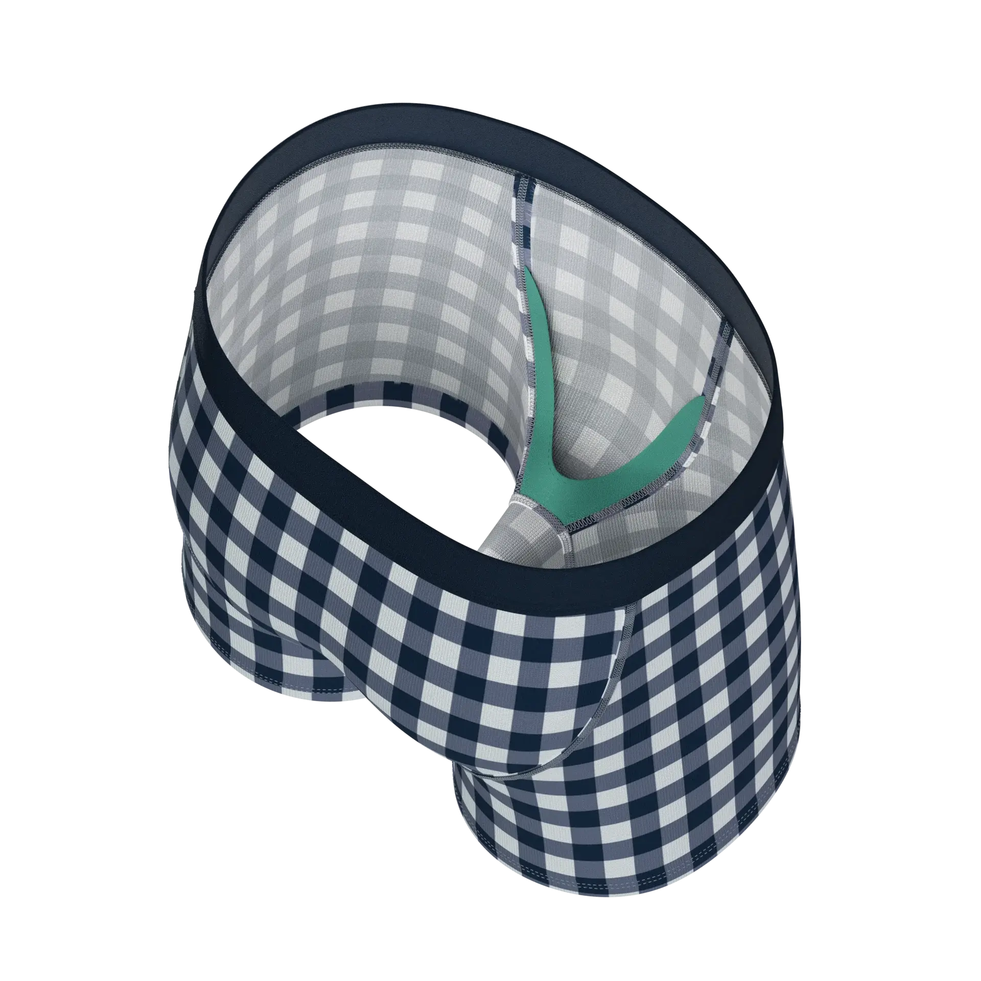 The Mad for Plaid | Navy Gingham Boy's Boxer Briefs - Shinesty - Flyclothing LLC