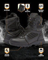 MAG LYNX 8" Police & Law Enforcement Tactical Boot SZ WP - Magnum Boots - Flyclothing LLC