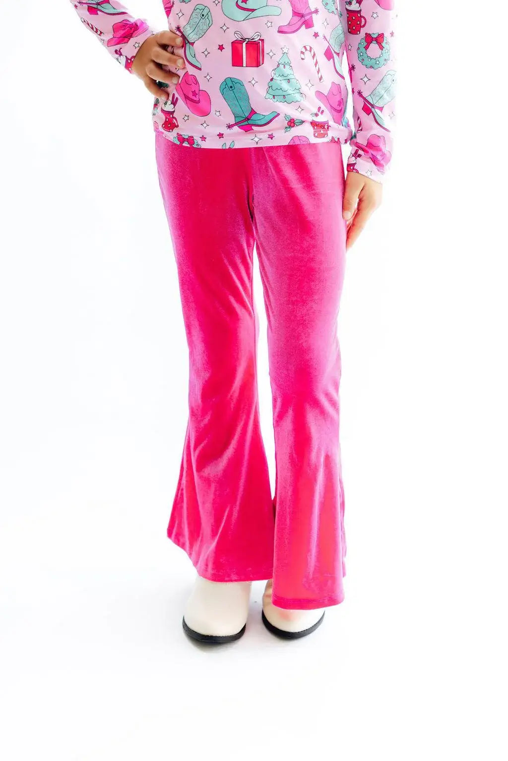 Magenta Velvet Bells - Mila & Rose ® - Flyclothing LLC