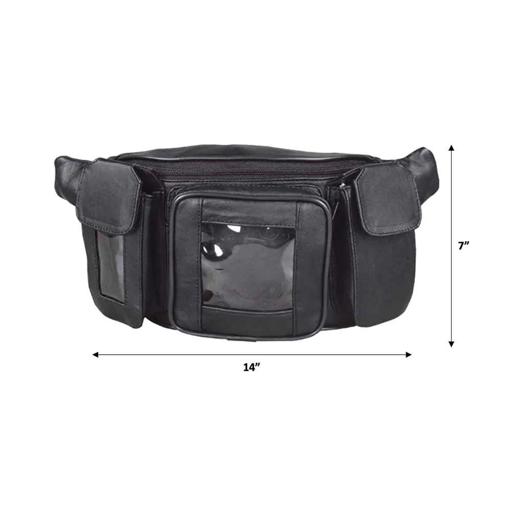 Waist Bag Men Zipper Pocket - Unik Just for Bikers - Flyclothing LLC