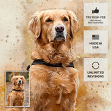 Pet Watercolor Portrait Custom Wall Art - Tailored Canvases - Flyclothing LLC