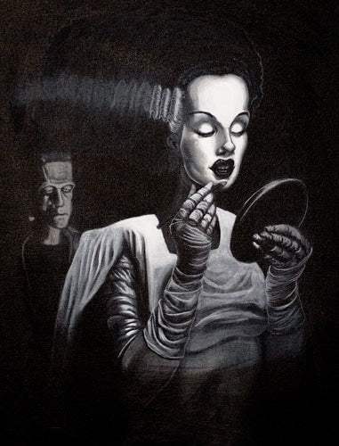 Black Market Art Company Make Up of Muerte Print - Black Market Art Company - Flyclothing LLC