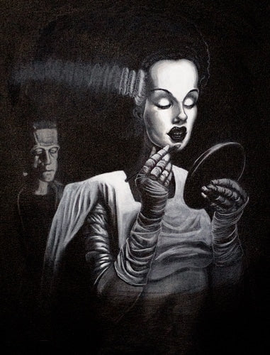 Black Market Art Company Make Up of Muerte Print