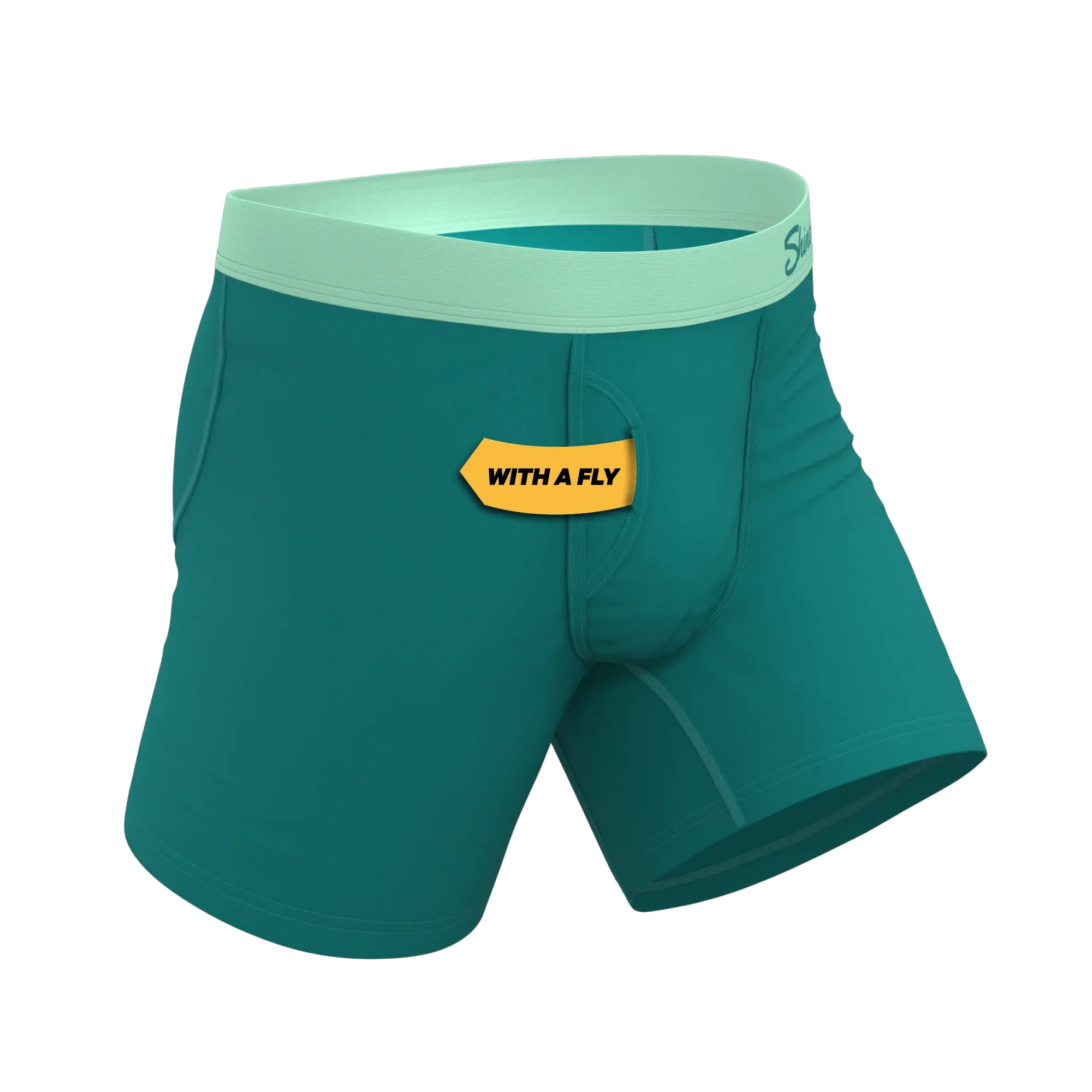 The Maldives | Teal Ball Hammock® Pouch Underwear With Fly - Shinesty - Flyclothing LLC