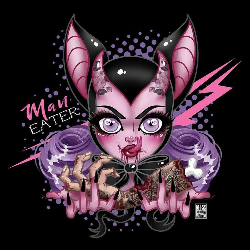 Black Market Art Company Man Eater Print