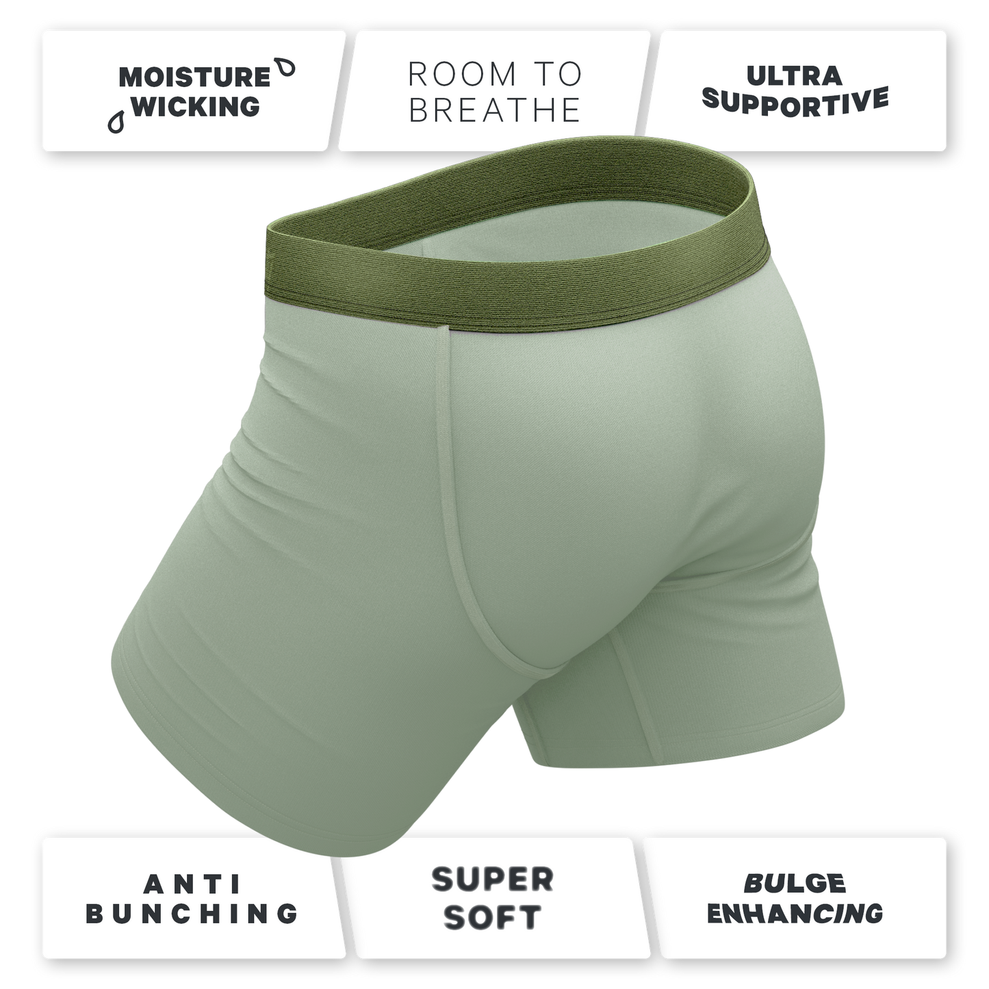 The Manzanilla | Olive Green Ball Hammock® Pouch Underwear