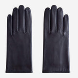 Marcella (black) - Unlined women’s lambskin leather gloves - Leather Gloves Online - Flyclothing LLC