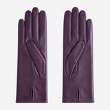 Marcella (brown) - Unlined women’s lambskin leather gloves