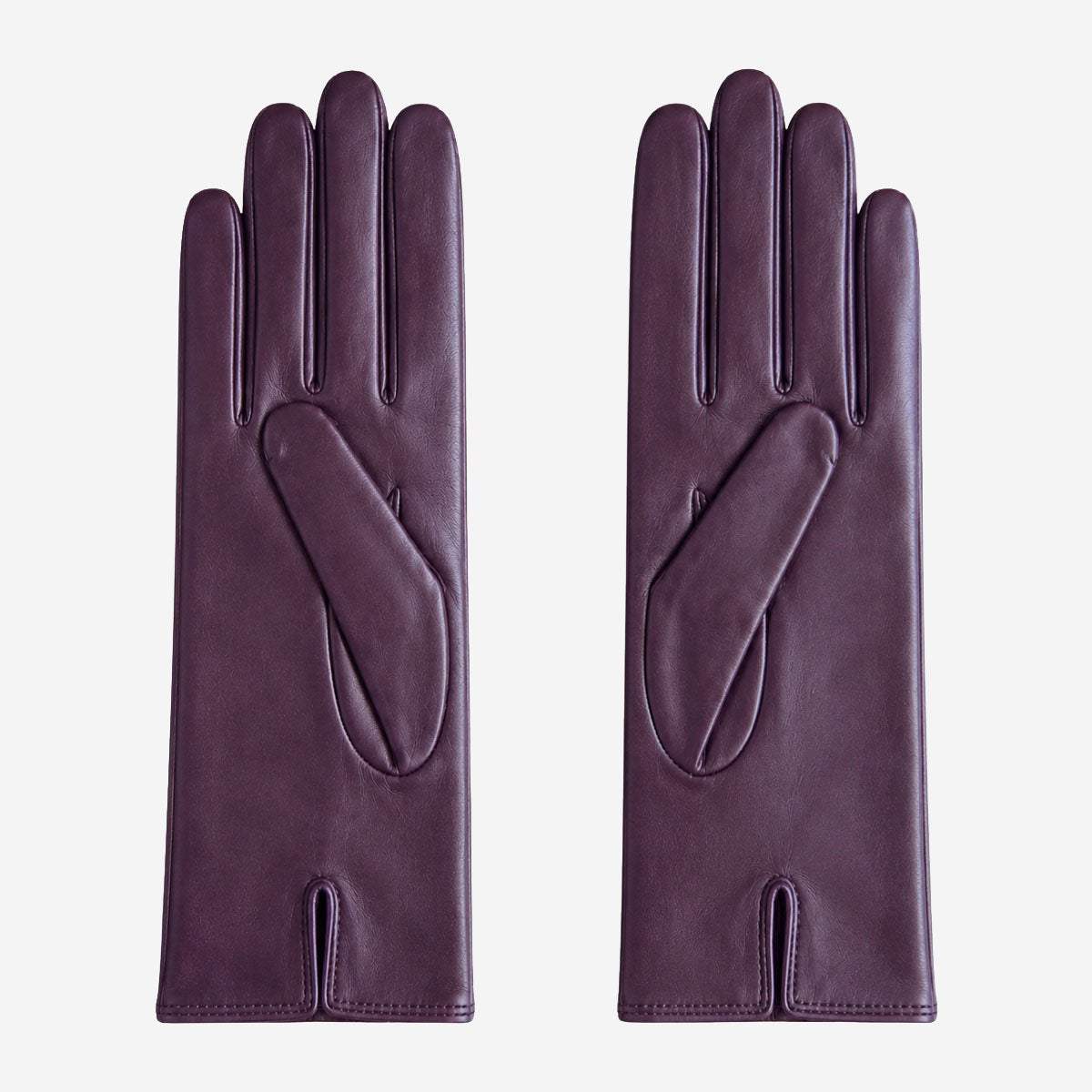 Marcella (brown) - Unlined women’s lambskin leather gloves