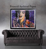 Black Market Art Company Marilyn Noir Print