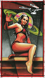 Black Market Art Company Marina in Orbit Print