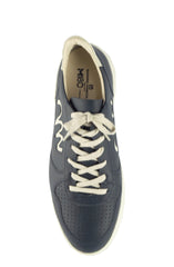 Movers by Sandro Moscoloni Mark Genuine Leather Men's Blue Sneakers