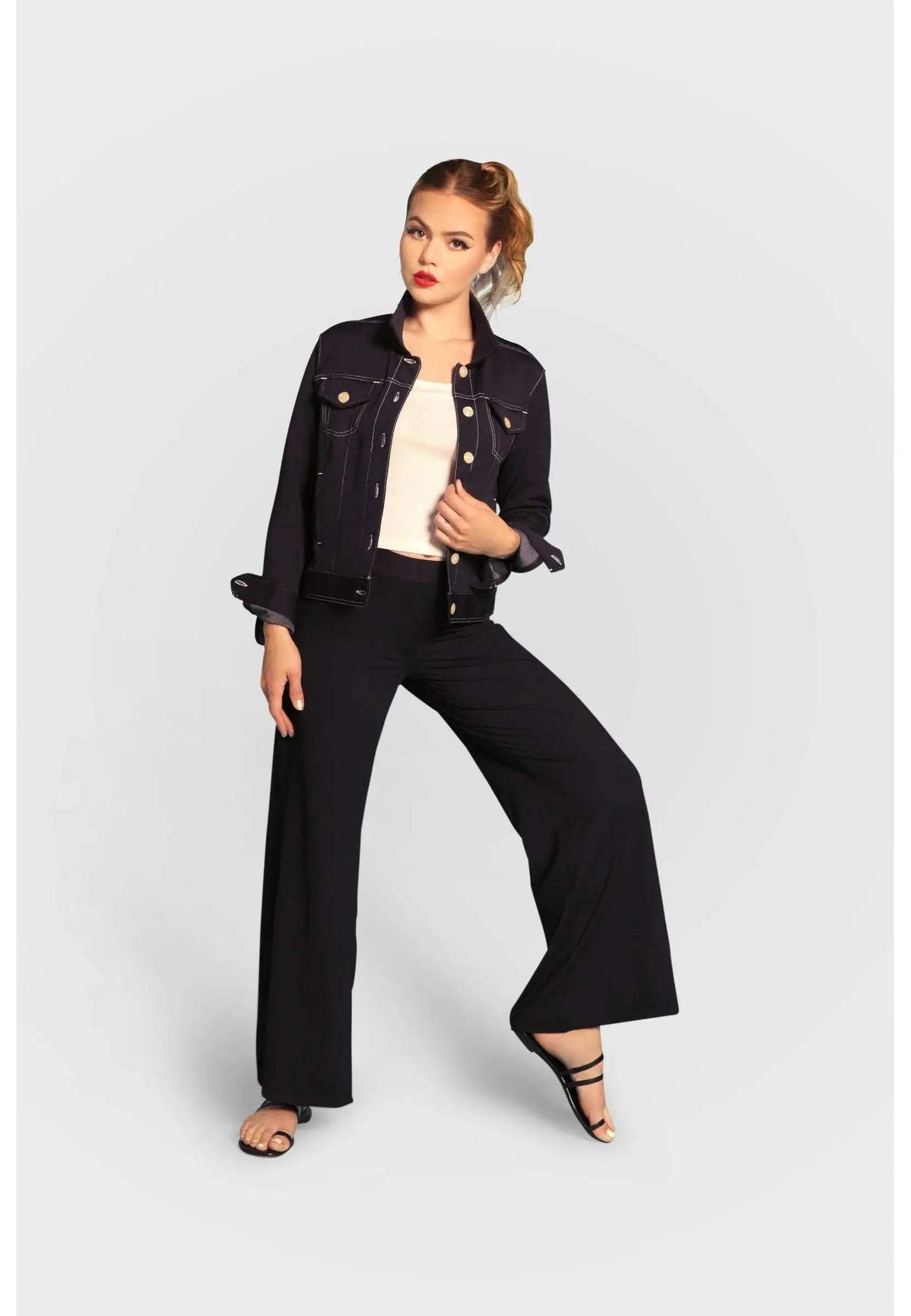 Marta Wide Leg Pant - Buki - Flyclothing LLC