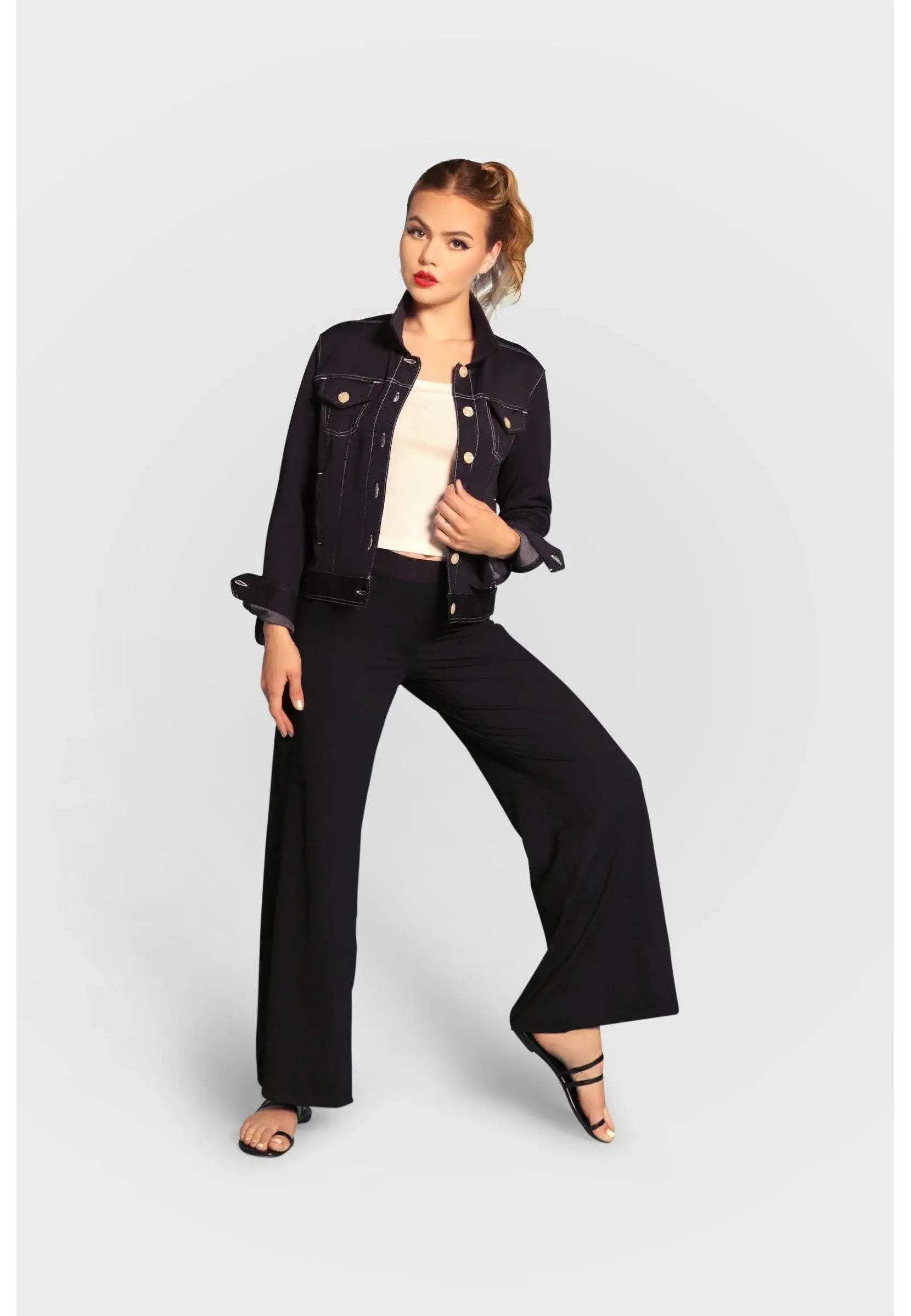 Marta Wide Leg Pant - Buki - Flyclothing LLC