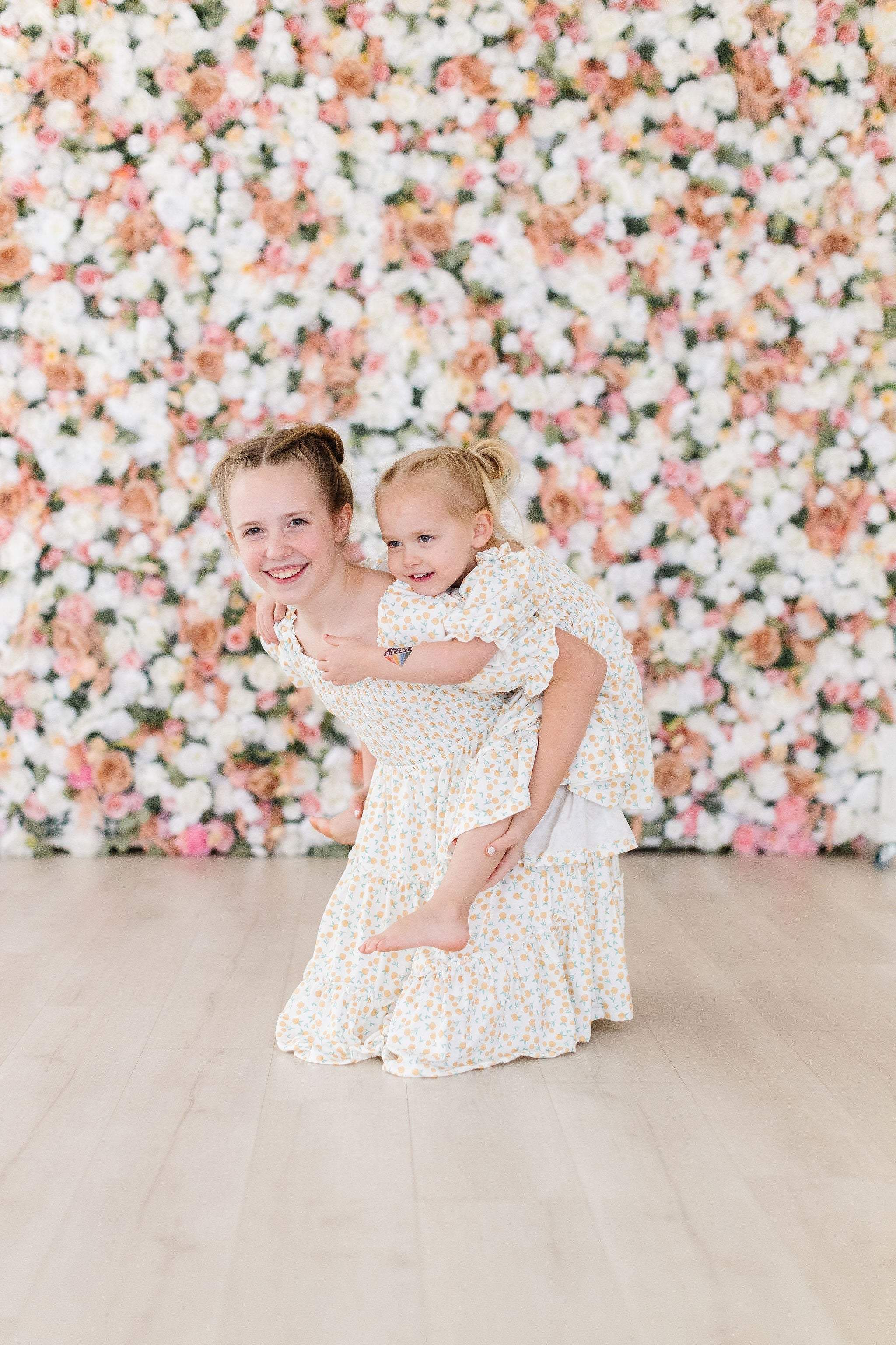Marvelous Marigolds Smocked Ruffle Dress - Mila & Rose ® - Flyclothing LLC