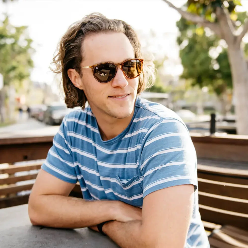 Glossy Blonde Tortoise Shell / Amber Mary Janes - Knockaround - Flyclothing LLC