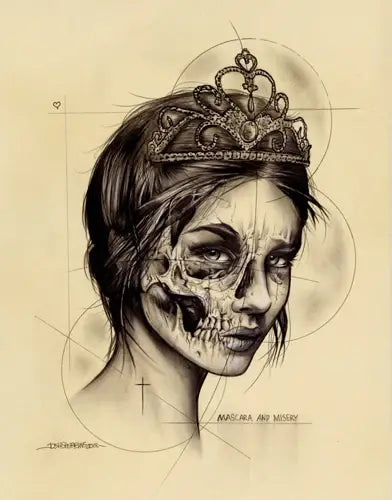 Black Market Art Company Mascara and Misery Print - Black Market Art Company - Flyclothing LLC