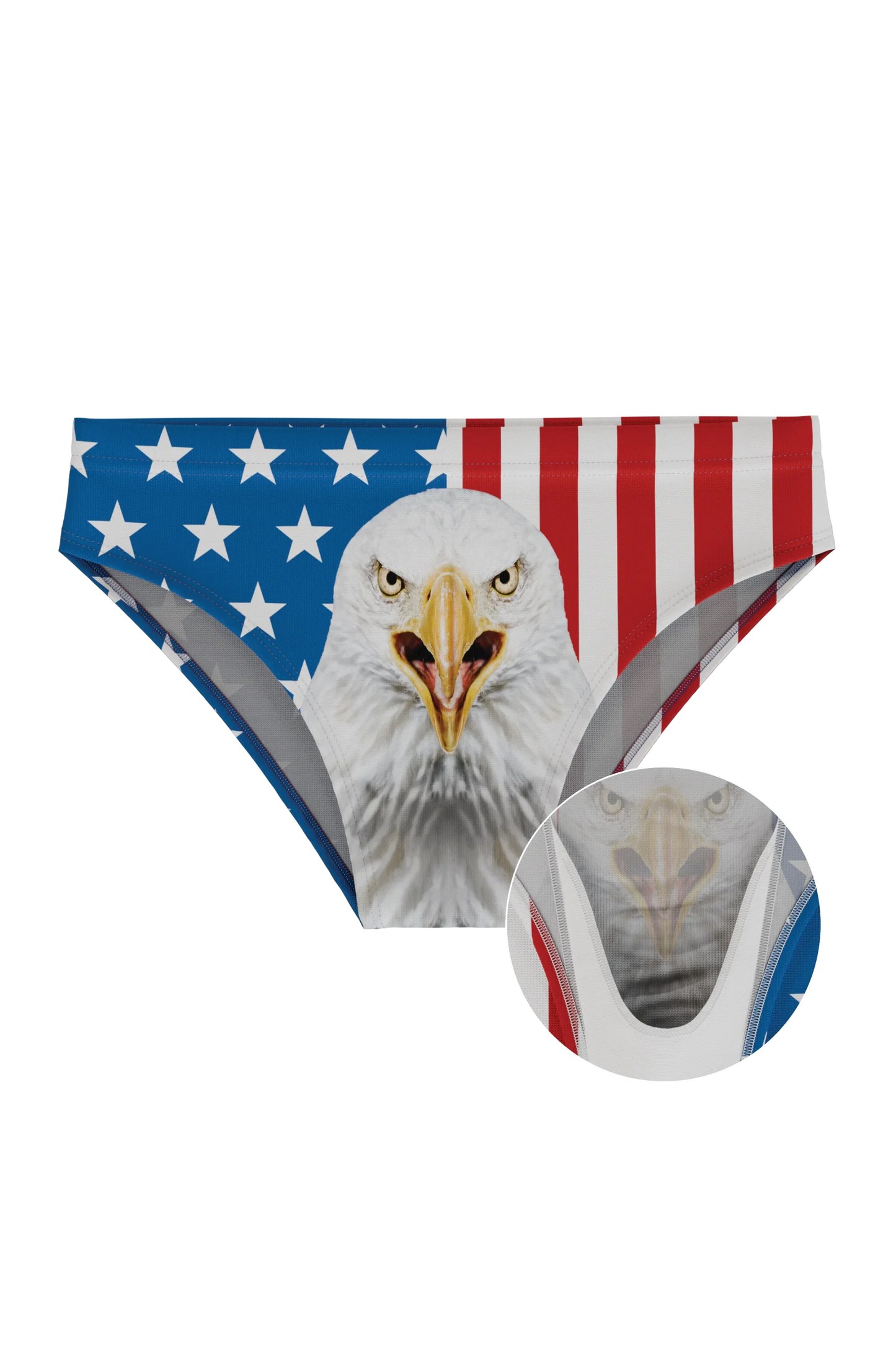 The Mascot | American Flag Ball Hammock® Pouch Swim Brief - Shinesty - Flyclothing LLC