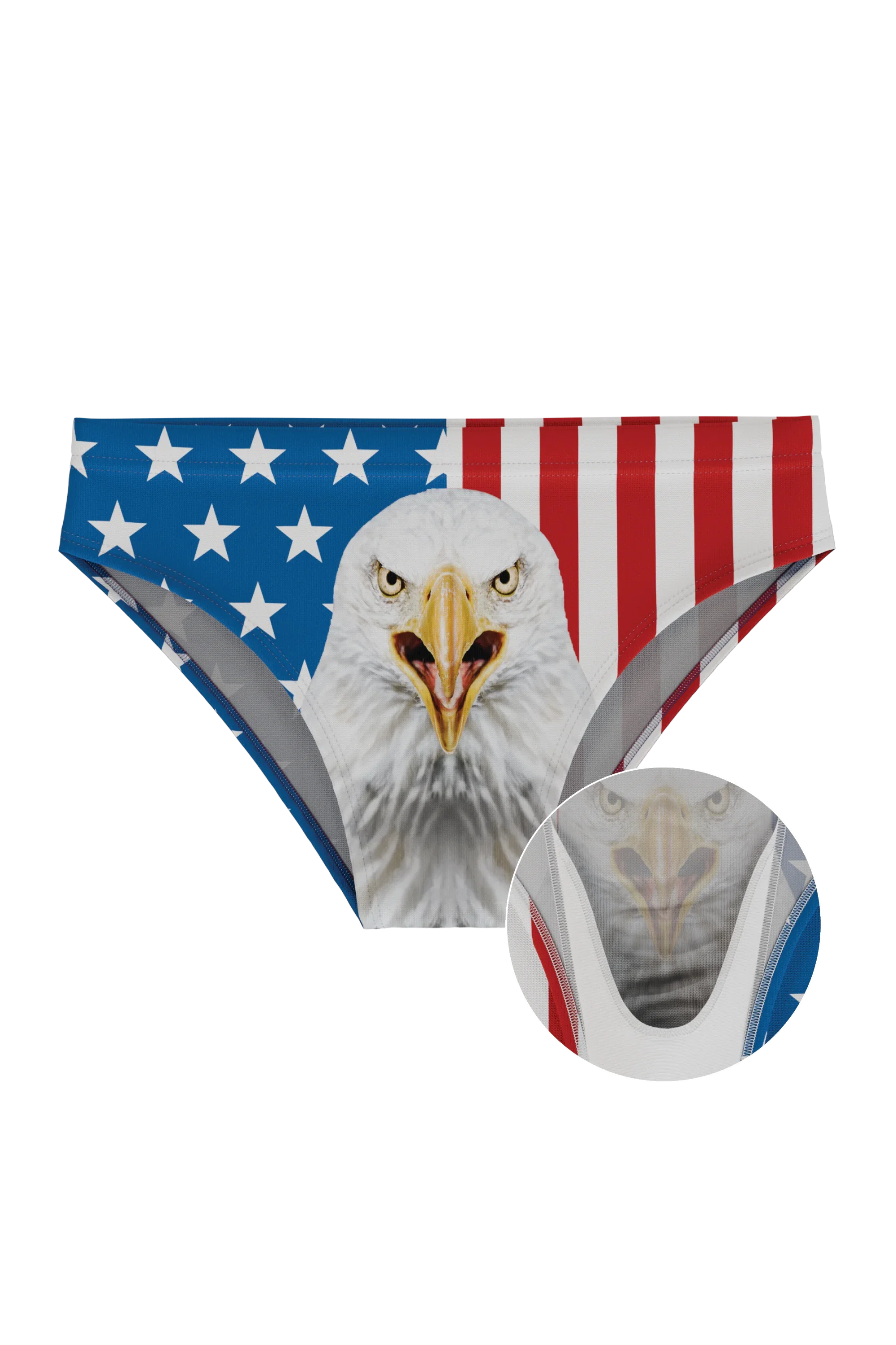 The Mascot | American Flag Ball Hammock® Pouch Swim Brief - Shinesty - Flyclothing LLC
