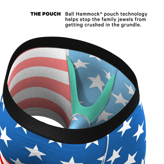 The Mascot | American Flag Ball Hammock® Pouch Underwear - Shinesty