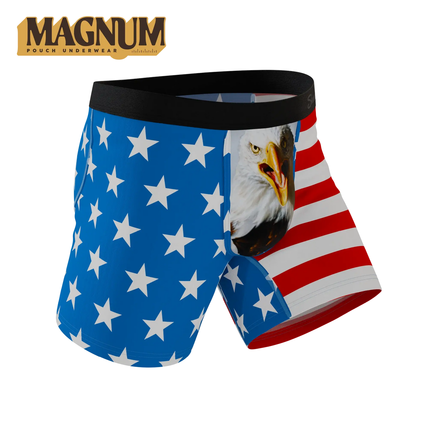 The Mascot | American Flag Ball Hammock® Magnum Big Pouch Underwear - Shinesty - Flyclothing LLC