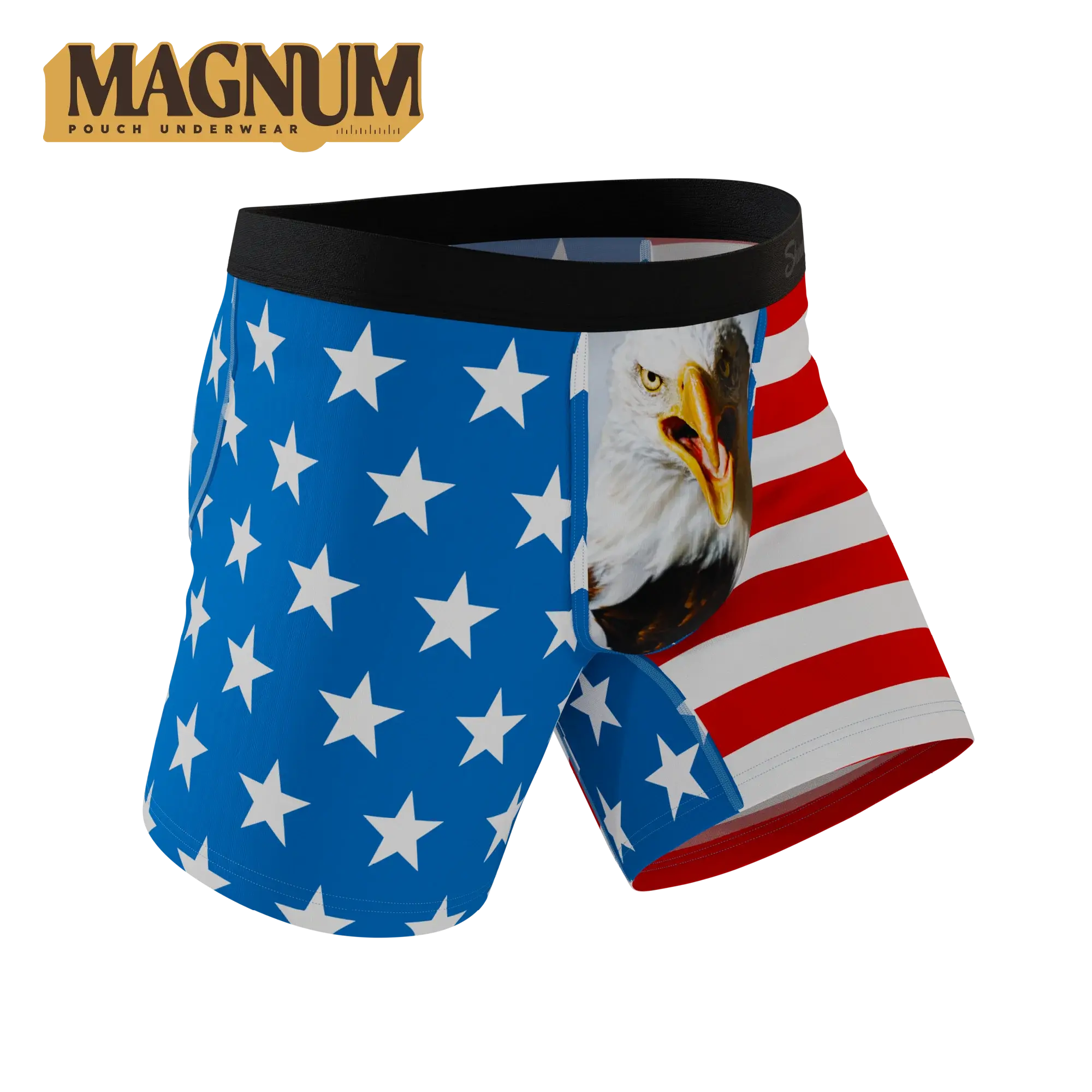 The Mascot | American Flag Ball Hammock® Magnum Big Pouch Underwear - Shinesty - Flyclothing LLC