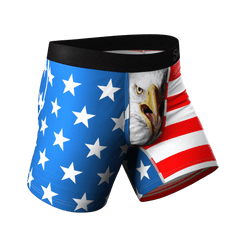 The Mascot | American Flag Ball Hammock® Pouch Underwear - Shinesty