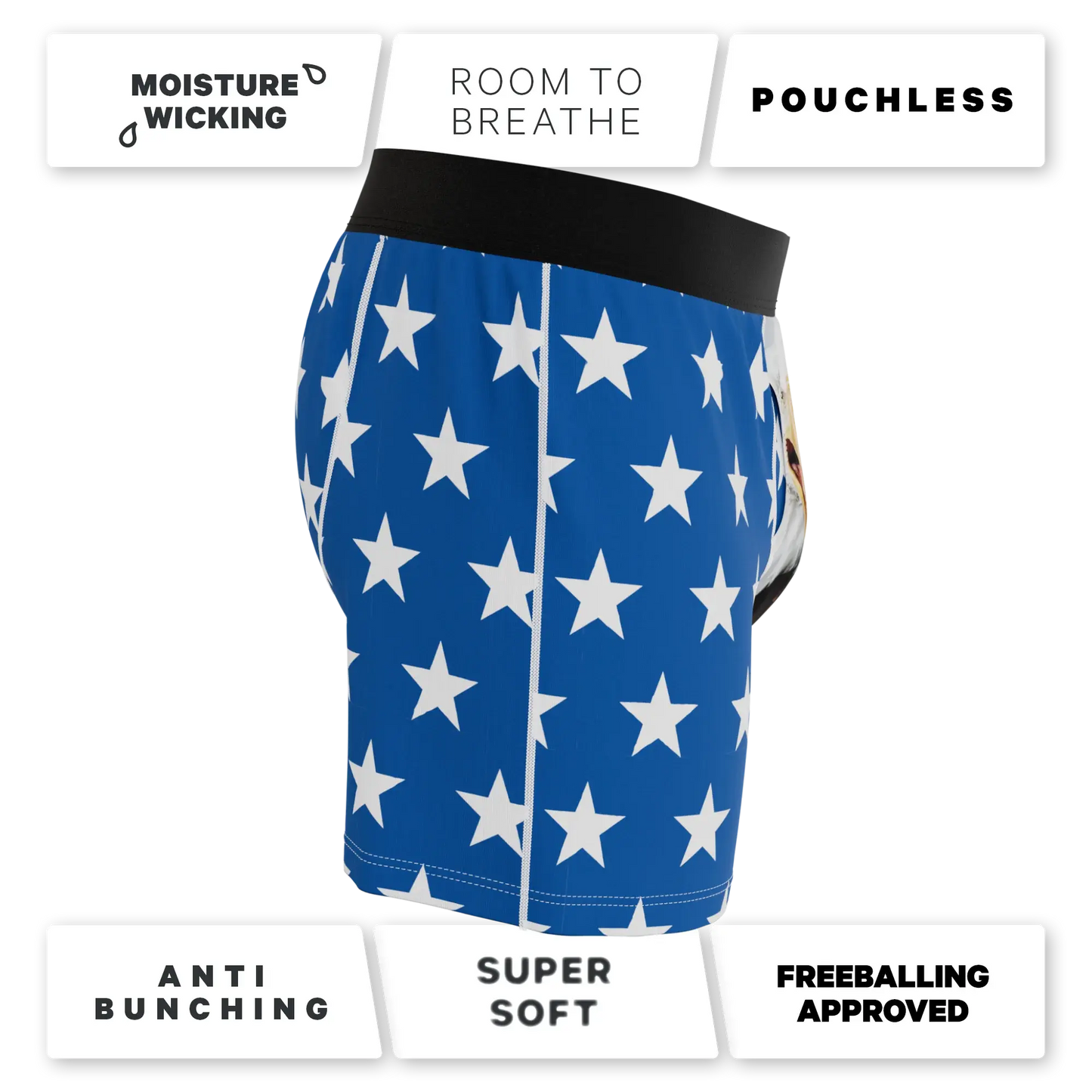 The Mascot | American Flag Boxers - Shinesty - Flyclothing LLC