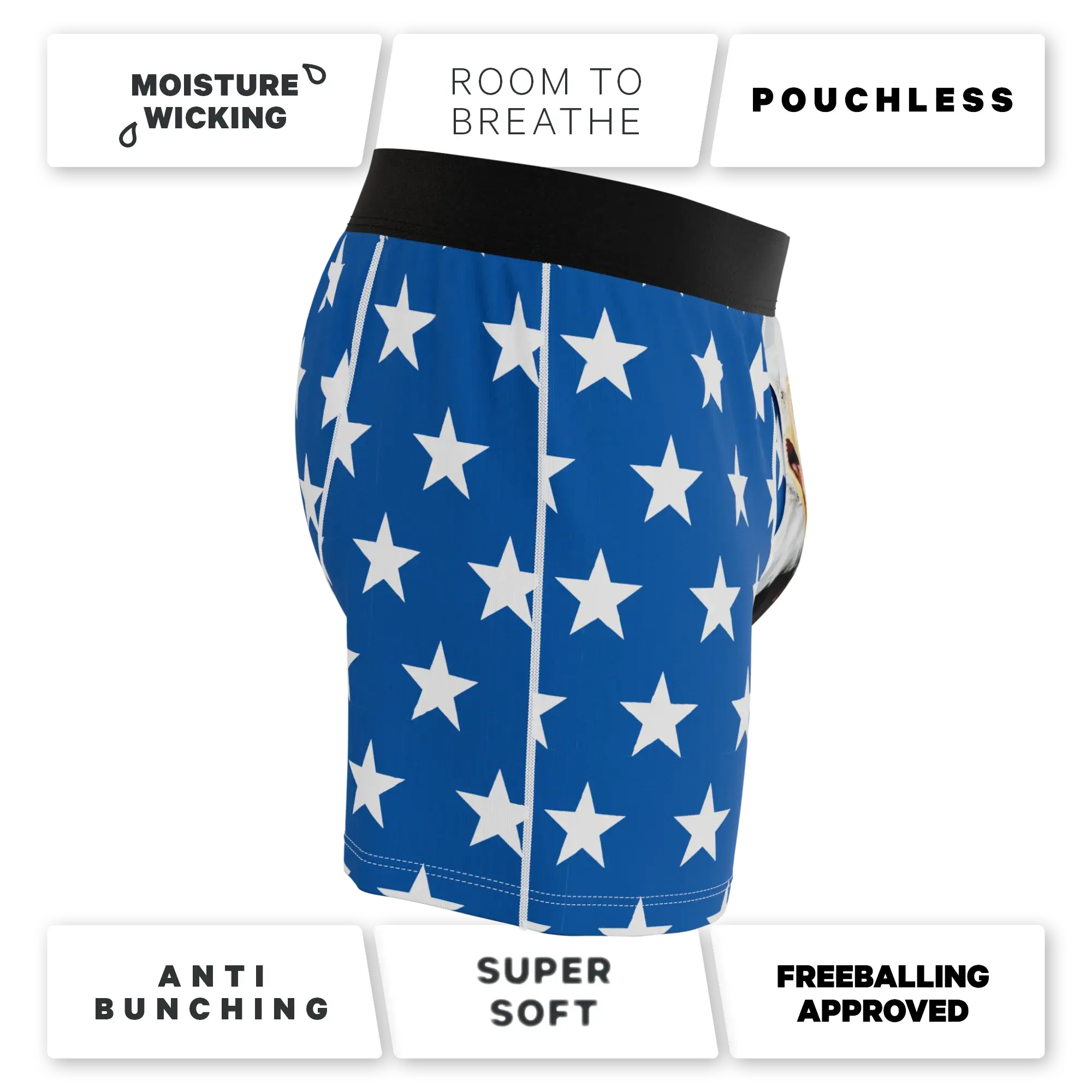 The Mascot | American Flag Boxers - Shinesty - Flyclothing LLC