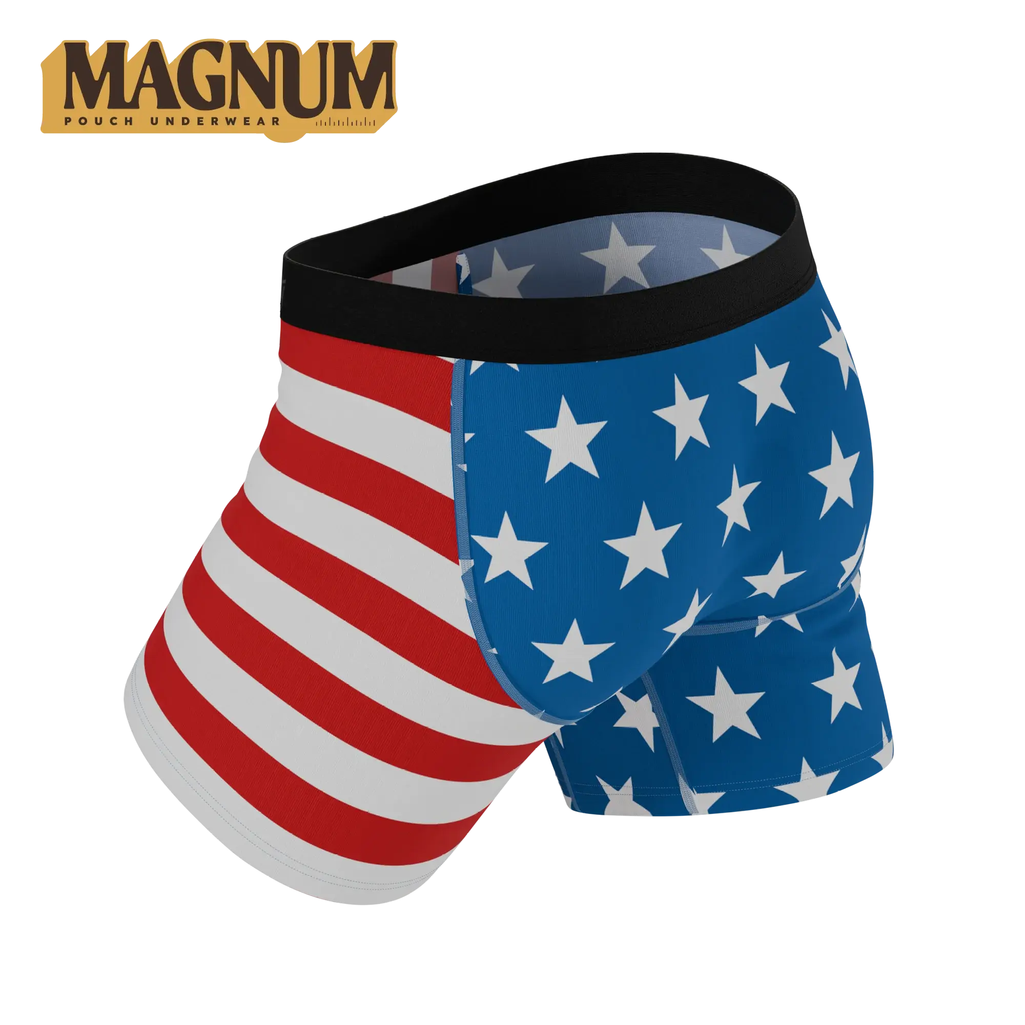 The Mascot | American Flag Ball Hammock® Magnum Big Pouch Underwear - Shinesty - Flyclothing LLC