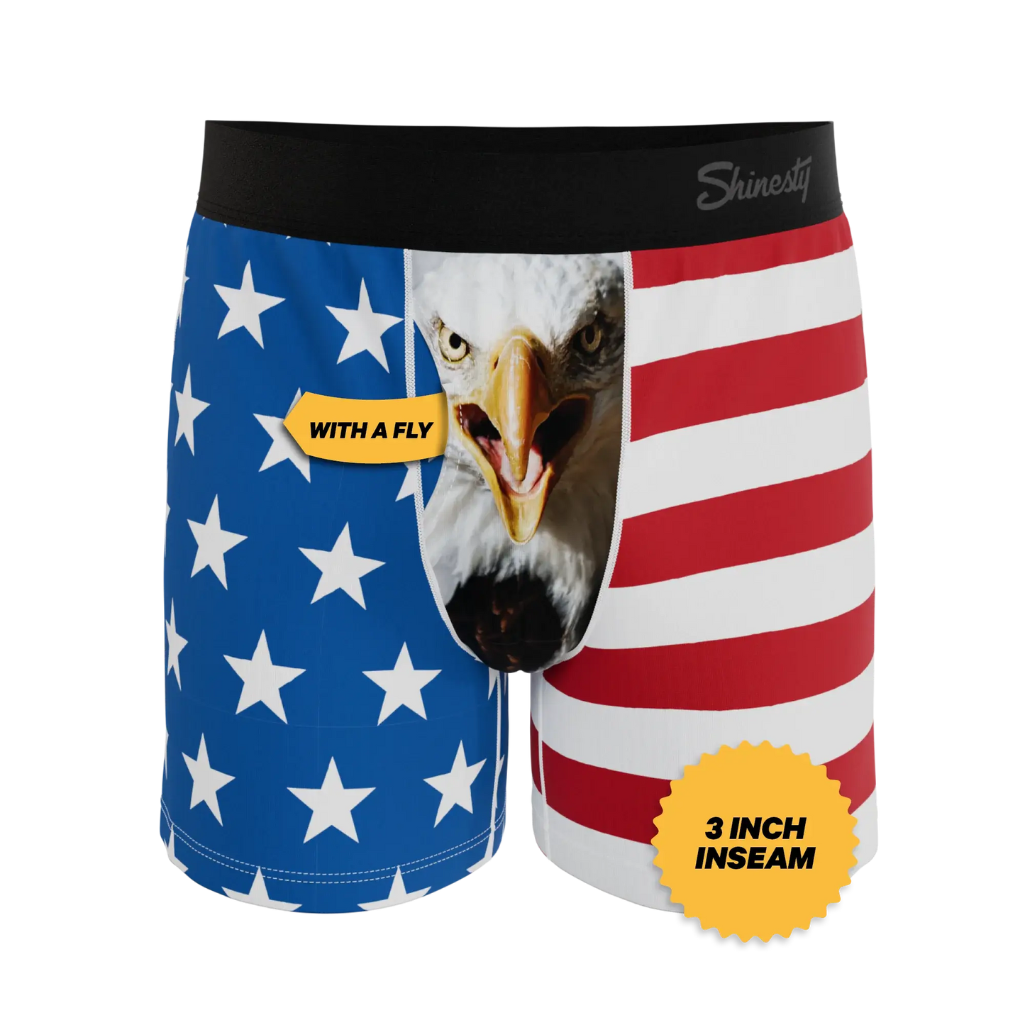 The Mascot | American Flag Boxers - Shinesty - Flyclothing LLC