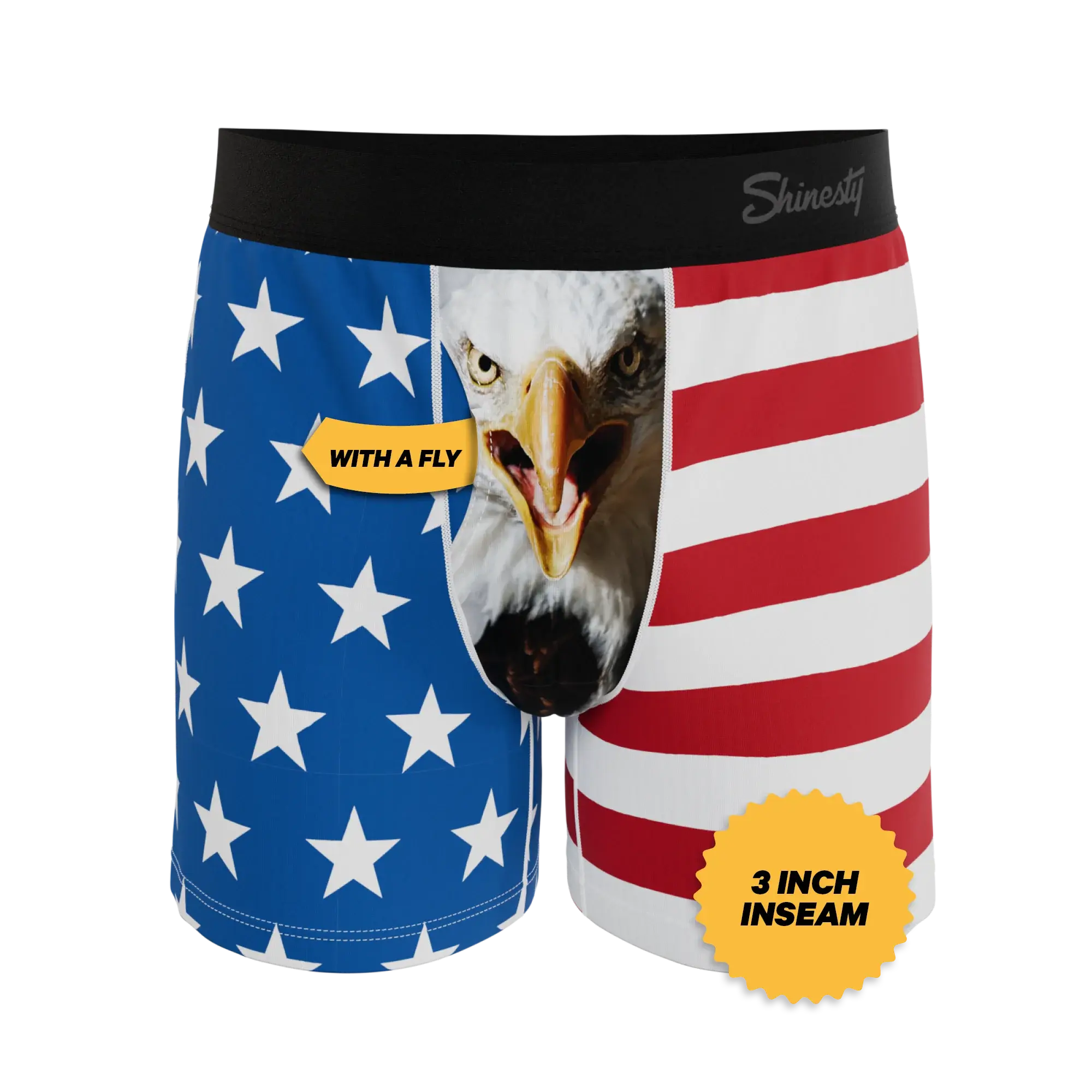 The Mascot | American Flag Boxers - Shinesty - Flyclothing LLC