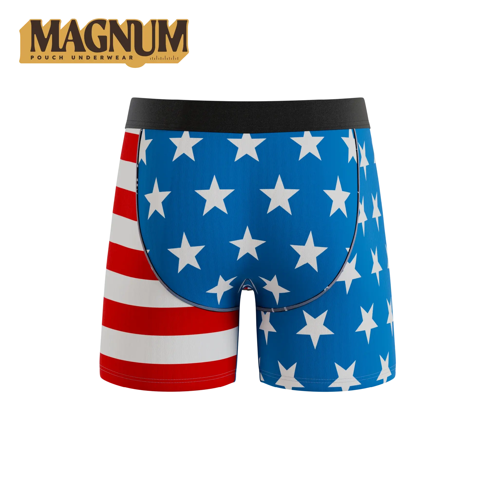 The Mascot | American Flag Ball Hammock® Magnum Big Pouch Underwear - Shinesty - Flyclothing LLC