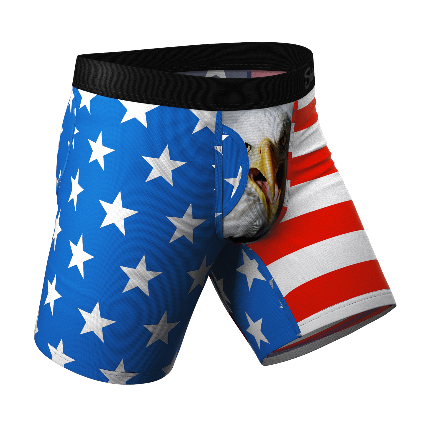 The Mascot | American Flag Ball Hammock® Boxer - Long Leg
