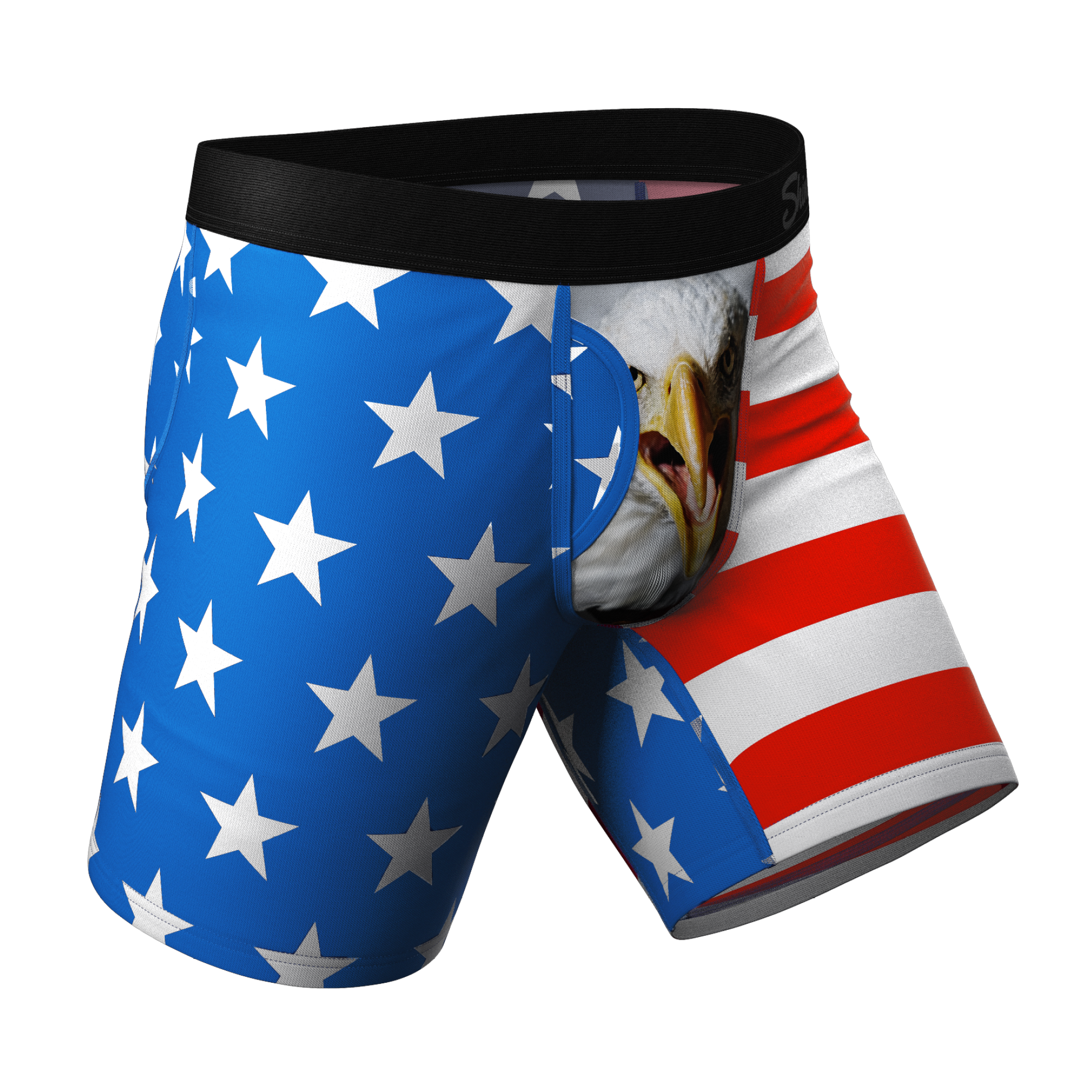 The Mascot | American Flag Ball Hammock® Boxer - Long Leg