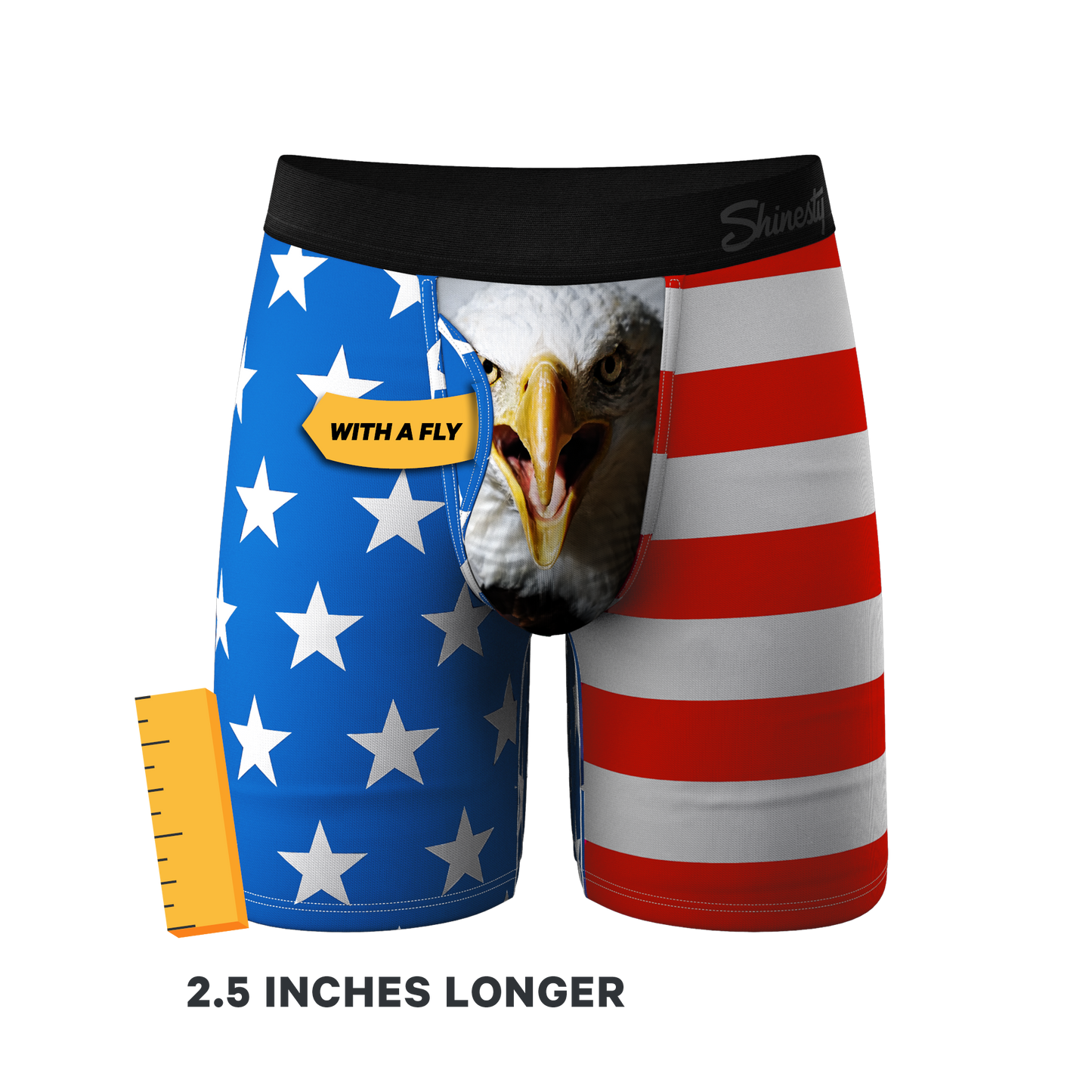 The Mascot | American Flag Ball Hammock® Boxer - Long Leg
