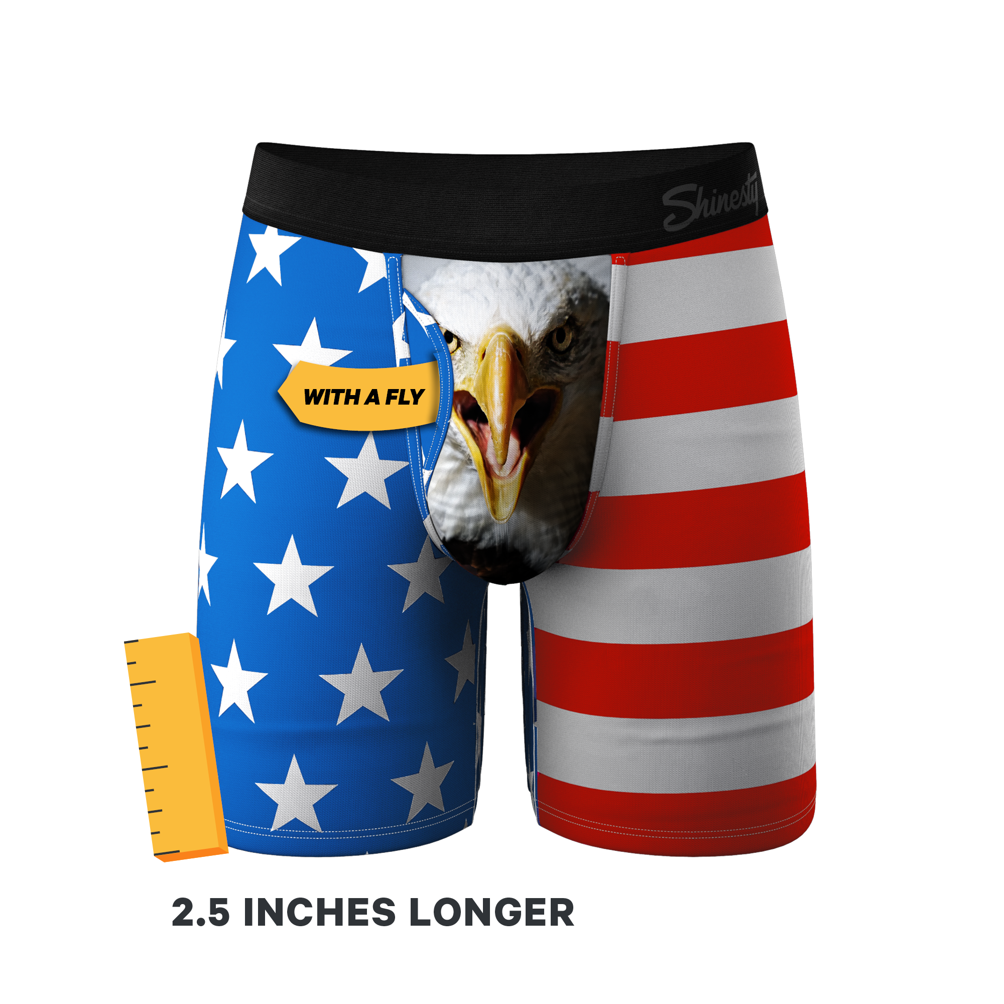 The Mascot | American Flag Ball Hammock® Boxer - Long Leg