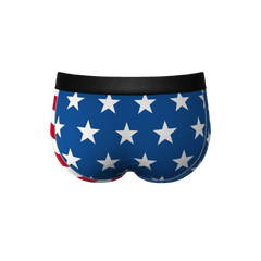 The Mascot | American Flag Ball Hammock® Pouch Underwear Briefs - Shinesty