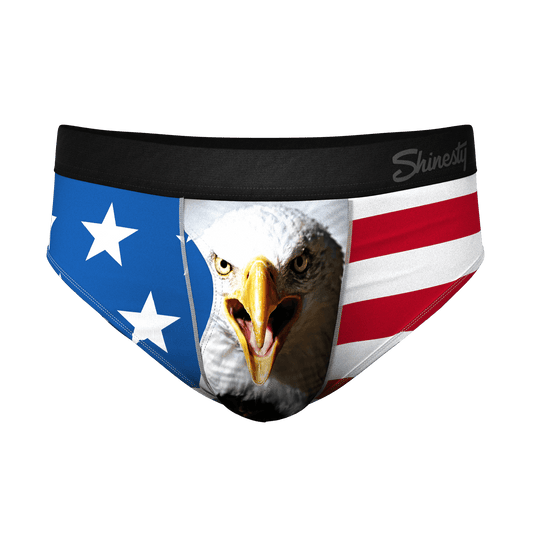 The Mascot | American Flag Ball Hammock® Pouch Underwear Briefs - Shinesty
