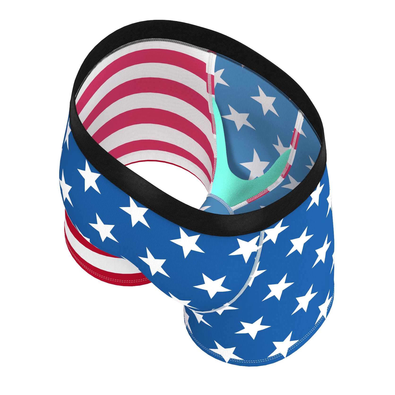 The Mascot | American Flag Boy's Boxer Briefs - Shinesty