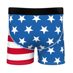 The Mascot | American Flag Boy's Boxer Briefs - Shinesty